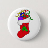 Button kerststooking (Voorkant)