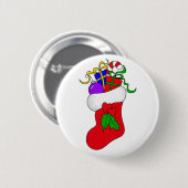 Button kerststooking (Voorkant /achterkant)