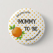 Button kleine Cutie Baby shower (Voorkant)