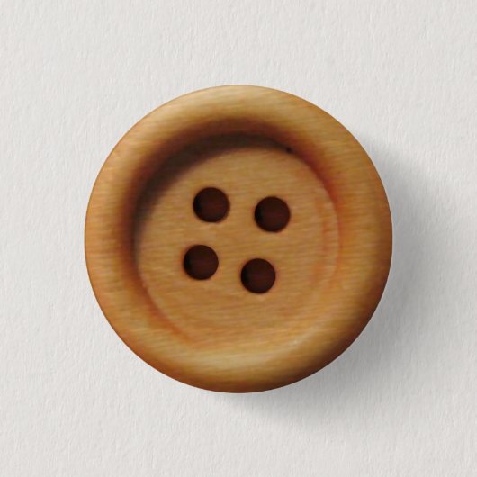 Button, knop - Het is een knop! Ronde Button 3,2 Cm (Voorkant)