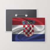 Button Kroatië-vlag (Voorkant / Achterkant)