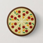 Button KRW Pizza Party (Voorkant)