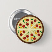 Button KRW Pizza Party (Voorkant /achterkant)