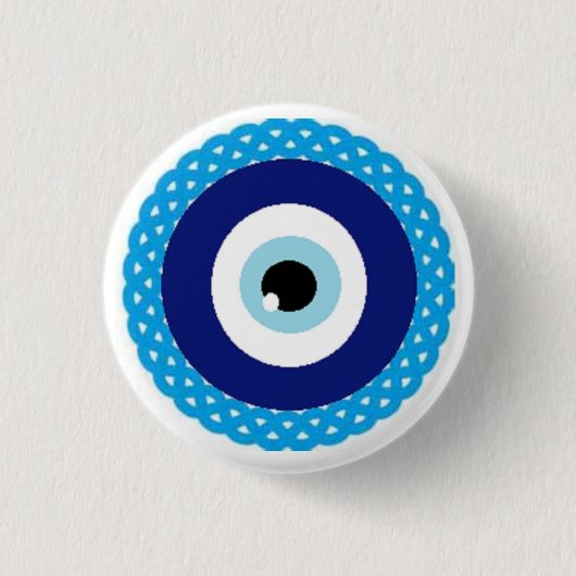 Button-kwaadaardig-oog Ronde Button 3,2 Cm (Voorkant)