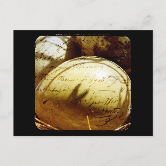 Button Kwartaaleieren Briefkaart (Voorkant)