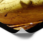 Button Kwartaaleieren Poster (Hoek)