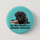 Button "Labrador retriever " (Voorkant)