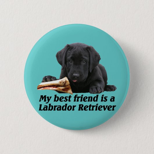 Button "Labrador retriever " (Voorkant)