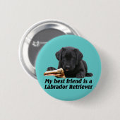 Button "Labrador retriever " (Voorkant /achterkant)