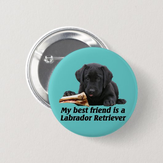 Button "Labrador retriever " (Voorkant /achterkant)