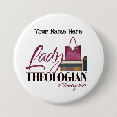 Button "Lady Theologian" (Voorkant)