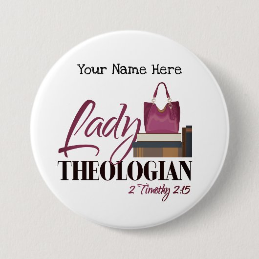 Button "Lady Theologian" (Voorkant)