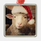 Button Lamb Ornament (Voorkant)