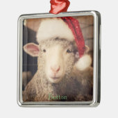 Button Lamb Ornament (Links)
