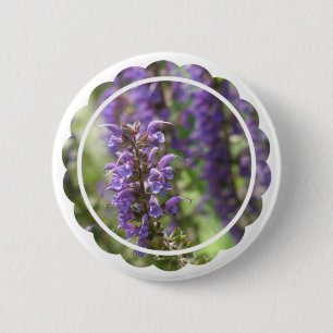 Button lavender Flower Round