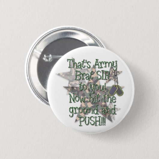 Button - Legermerk Sir (Voorkant /achterkant)