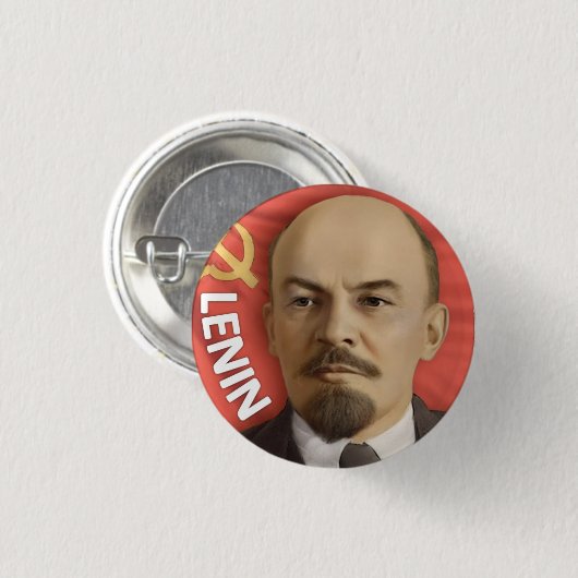 Button "LENIN" (Voorkant /achterkant)
