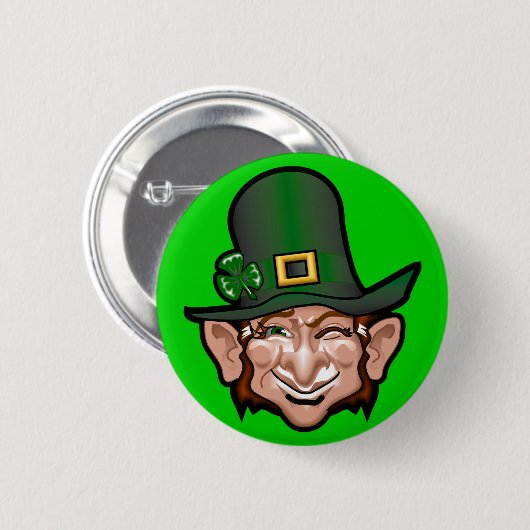 Button Leprechaun (Voorkant /achterkant)