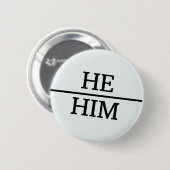 Button LGBTQ Pride Gender Pronouns (Voorkant /achterkant)