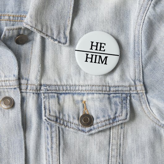 Button LGBTQ Pride Gender Pronouns (In situ)
