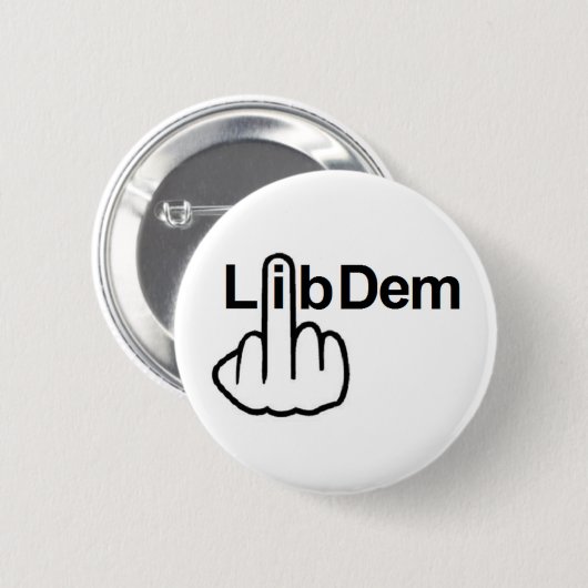 Button Lib Dem Flip (Voorkant /achterkant)