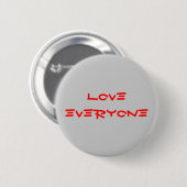 Button 'Liefde iedereen' (Voorkant /achterkant)