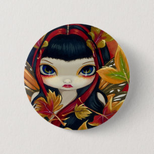 Button "Little Autumn Leaves"