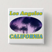 Button "Los Angeles California Palm Trees" (Voorkant)