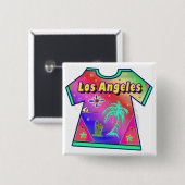 Button "Los Angeles Vivid 3" (Voorkant /achterkant)