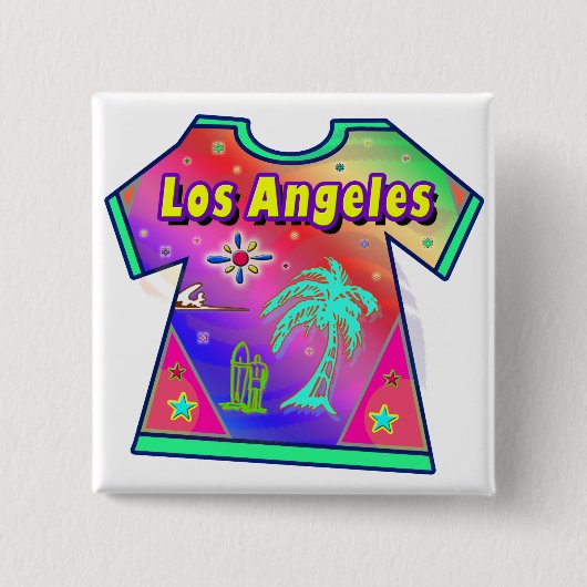 Button "Los Angeles Vivid 3" (Voorkant)