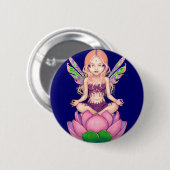 Button "Lotus Fairy" (Voorkant /achterkant)