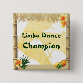 Button Luau Party Limbo Dance Champion Award