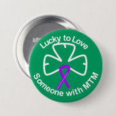 Button - Lucky to Love (MTM) (Voorkant /achterkant)