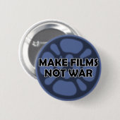 Button "Maak films geen oorlog" (Voorkant /achterkant)
