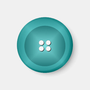 Button Magnet - Turquoise