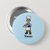 Button Mannelijke Baker Naam (Voorkant /achterkant)