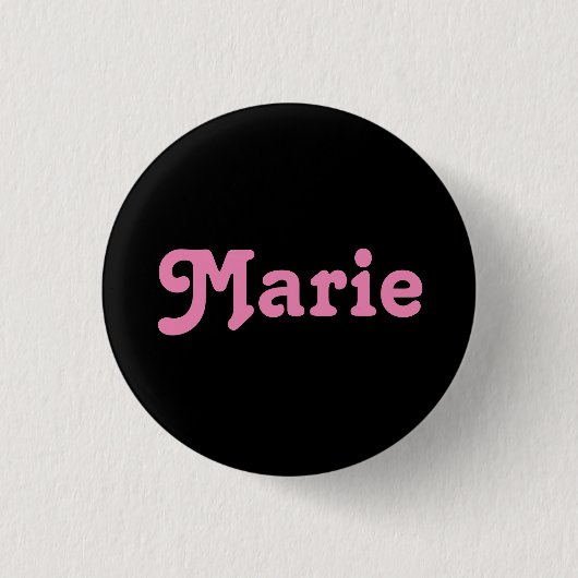 Button Marie (Voorkant)