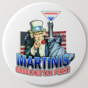 Button - Martinis zou belastingvrij moeten zijn