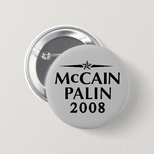 Button McCain Palin 2008 (Voorkant /achterkant)