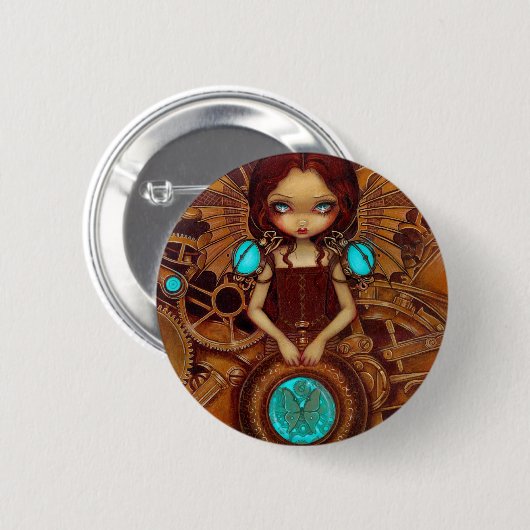 Button "Mechanical Angel I" (Voorkant /achterkant)