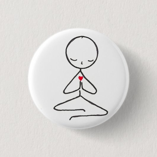 Button Meditator (klein) (Voorkant)