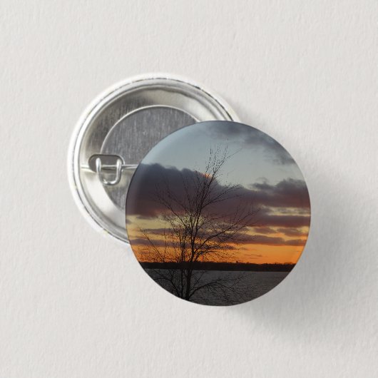 Button meer Sunset (Voorkant /achterkant)