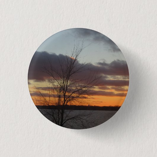 Button meer Sunset (Voorkant)