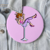 Button - Meisje in Martini Glass, Lil' Red (In situ)