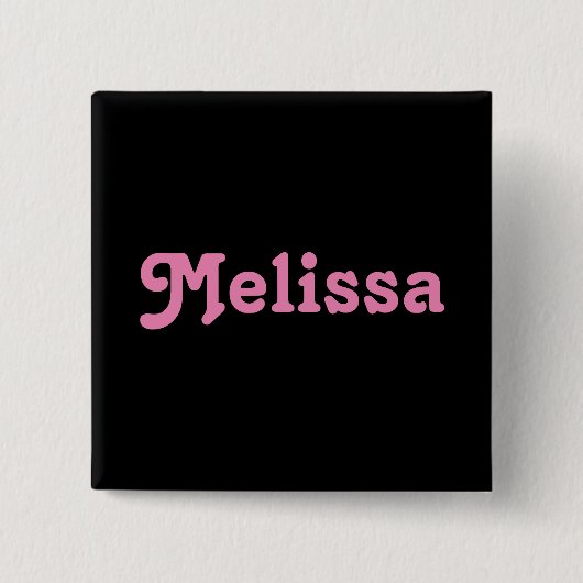 Button Melissa (Voorkant)
