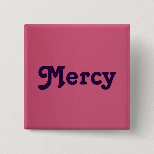 Button Mercy (Voorkant)