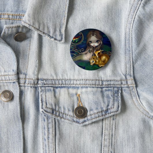 Button "Mermaid with a Golden Dragon" (In situ)