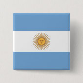 Button met Argentijnse vlag (Voorkant)
