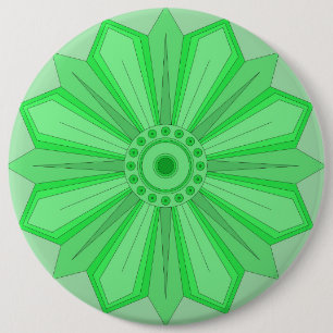 Button met bloemen