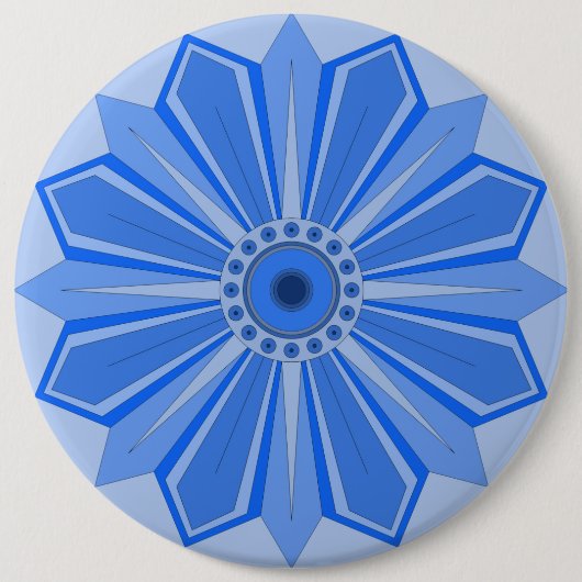 Button met bloemen (Voorkant)